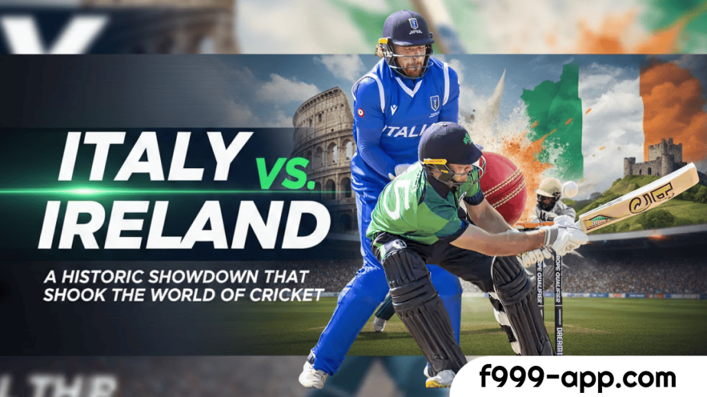 19Italy vs Ireland A Historic Showdown that Shook the World of Cricket