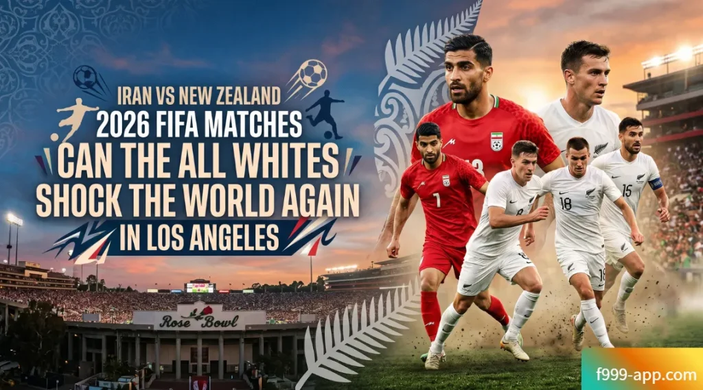 Iran vs New Zealand 2026 FIFA Matches : Can the All Whites Shock the World Again in Los Angeles ?